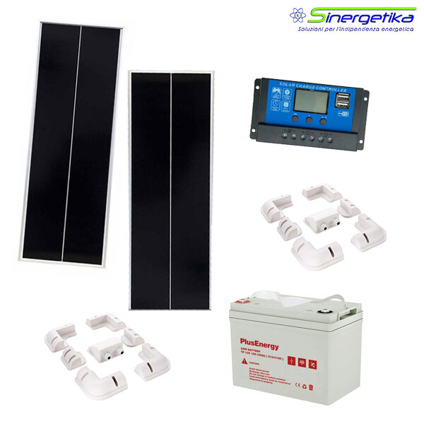 Kit Solare Fotovoltaico 200Wp PLUS