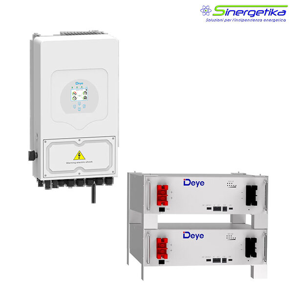 Sistema di Accumulo Deye-Deye Inverter Deye Accumulo Litio Deye