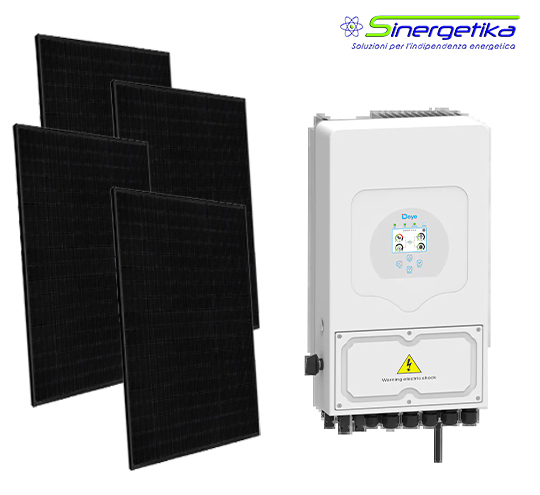 Kit Solare Fotovoltaico On Grid predisposto per l'accumulo