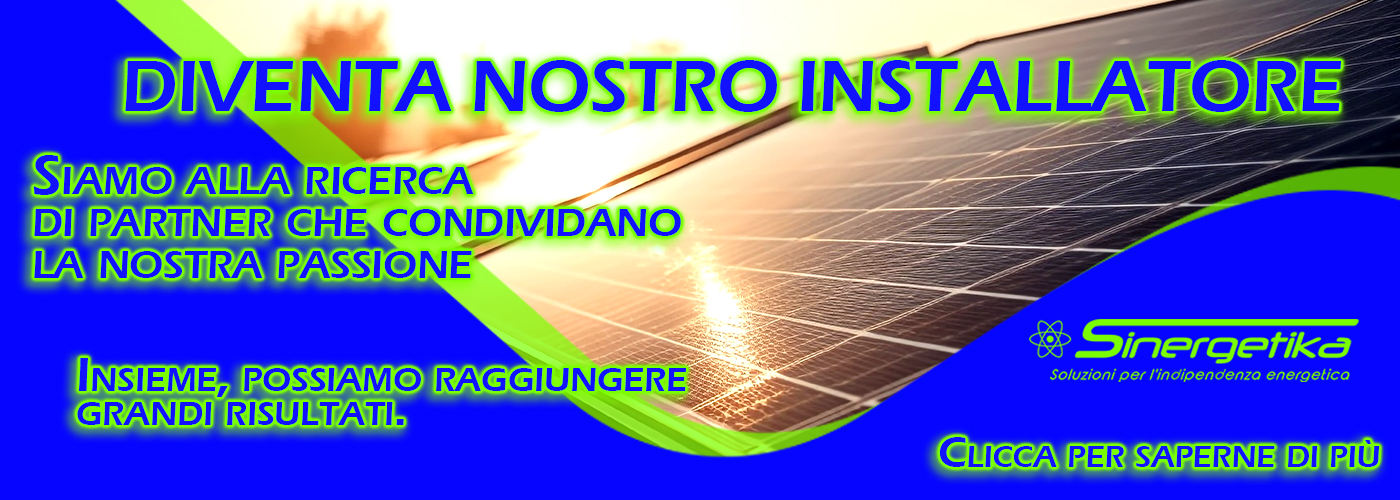 Diventa partner installatore di Sinergetika